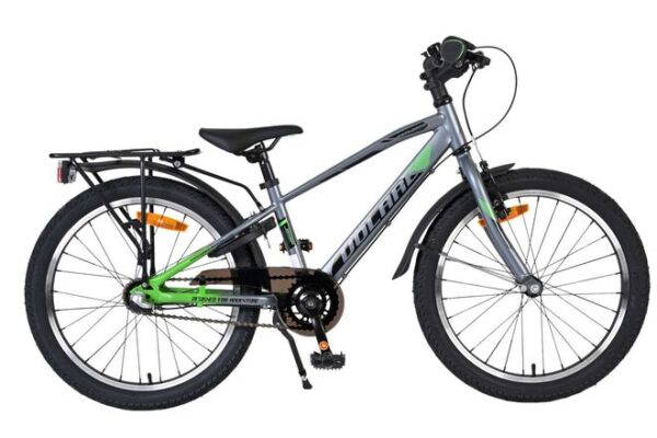 Volare Explorer Kinderfiets 20 inch Jongensfiets Donkergrijs 3 Versnellingen