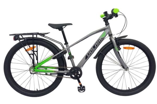 Volare Explorer Kinderfiets 24 inch Jongensfiets Donker Grijs 18 Versnellingen