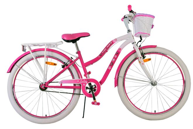 Volare Lovely 26 inch Meisjesfiets Roze Twee Handremmen