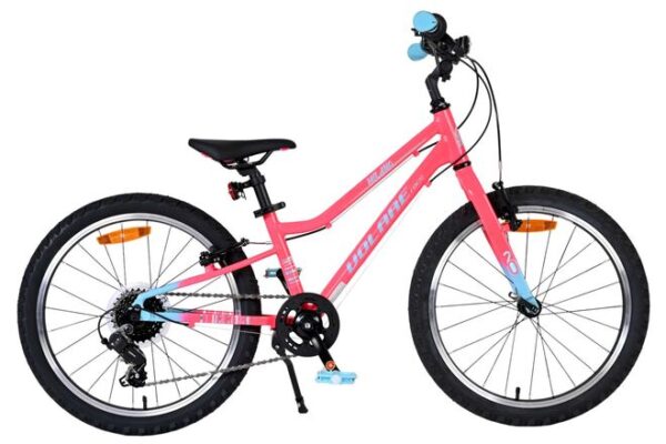 Volare Milano Kinderfiets 20 inch Meisjesfiets Roze 6 Versnellingen
