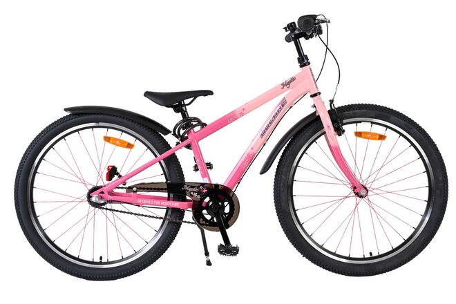 Volare Mystic Kinderfiets 24 inch Meisjesfiets Roze 3 Versnellingen