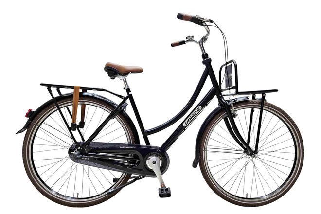 Volare Oma Classic 28 inch Meisjesfiets Zwart 3 Versnellingen