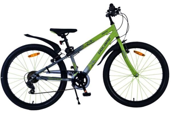 Volare Rocky Kinderfiets 24 inch Jongensfiets Groen 7 Versnellingen