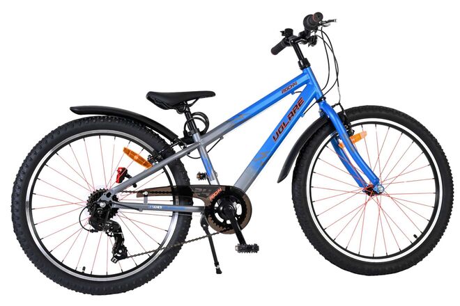 Volare Rocky Kinderfiets 24 inch Jongensfiets Blauw 7 Versnellingen