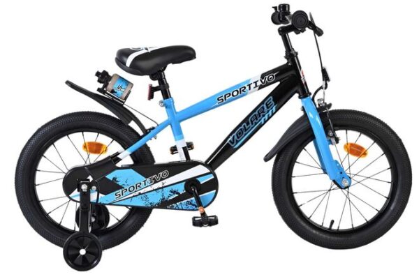 Volare Sportivo Kinderfiets 16 inch Jongensfiets Blauw