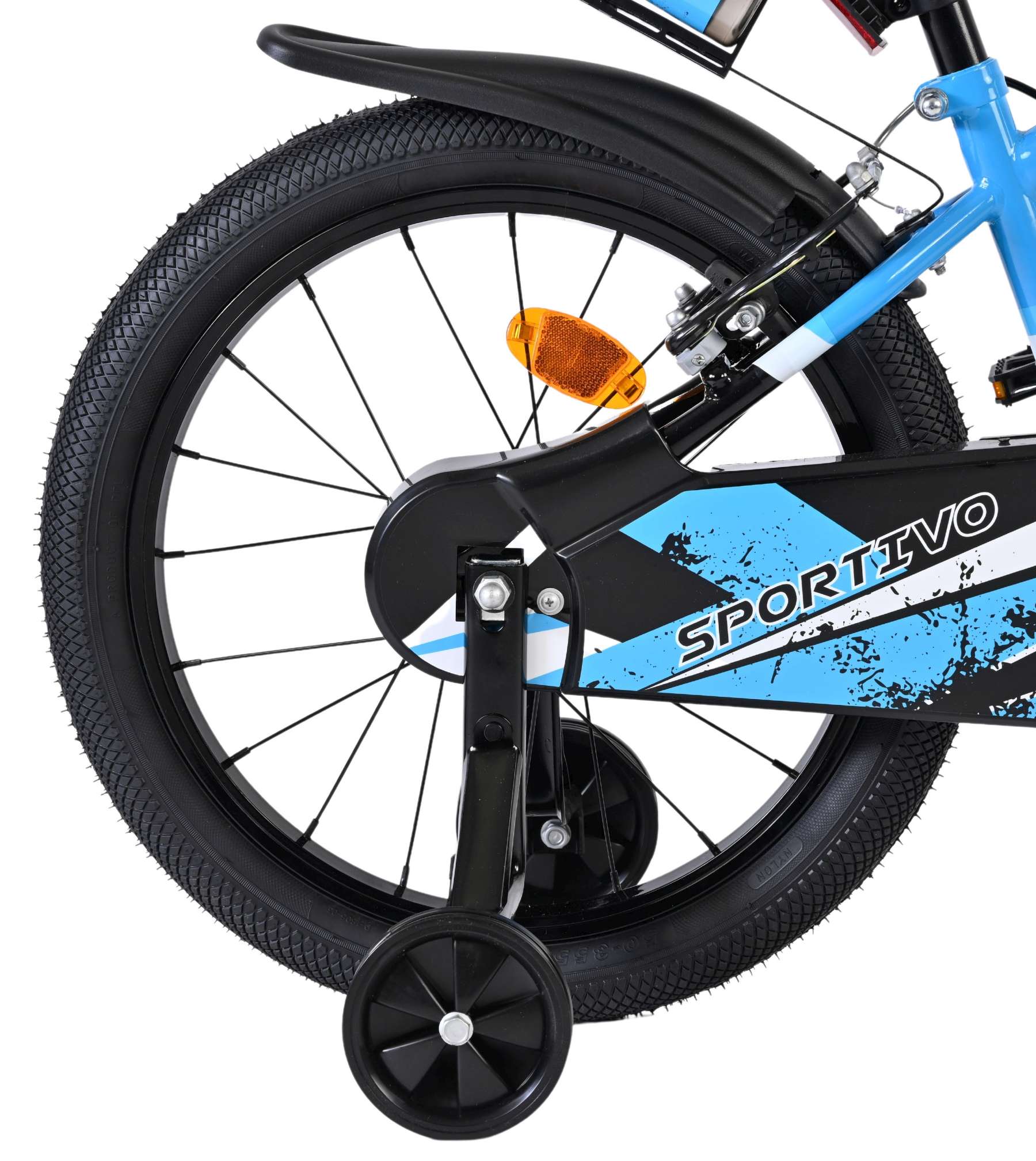 Volare Sportivo Kinderfiets 18 inch Jongensfiets Blauw Twee Handremmen - Afbeelding 2