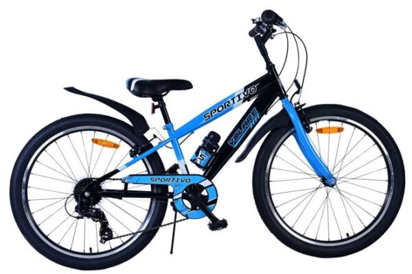 Volare Sportivo Kinderfiets 24 inch Jongensfiets Blauw 7 Versnellingen