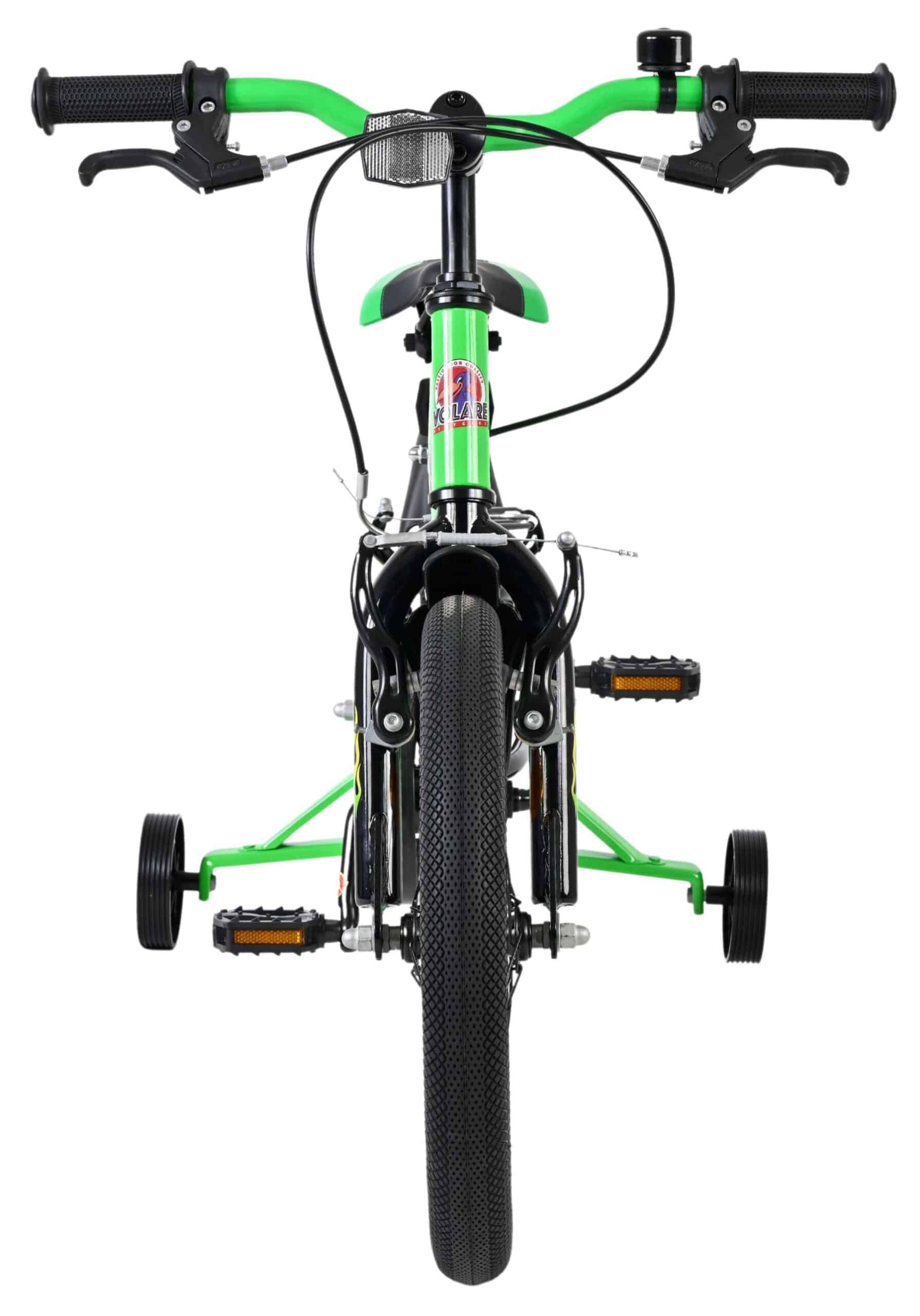 Volare Strike Kinderfiets 16 inch Jongensfiets Groen Twee Handremmen - Afbeelding 7