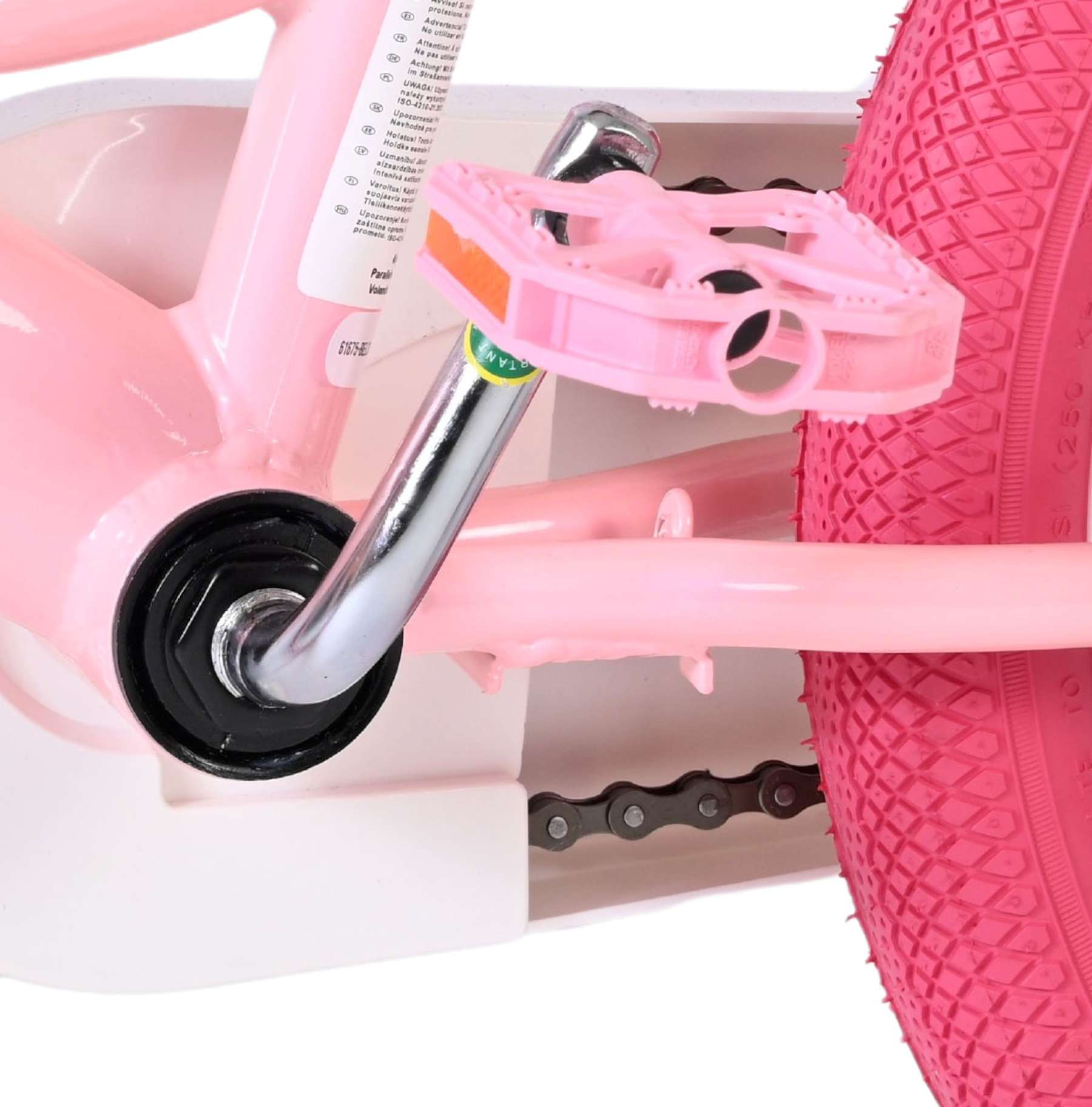 Volare Unicorn Kinderfiets 16 inch Meisjesfiets Roze - Afbeelding 9