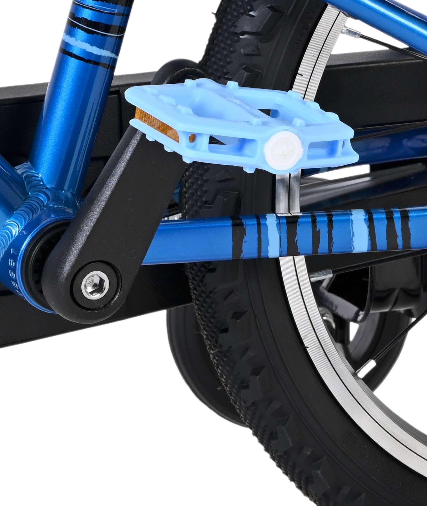 Volare Venom Kinderfiets 16 inch Jongensfiets Blauw Twee Handremmen - Afbeelding 9
