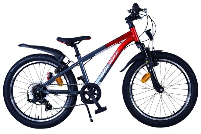 Volare XC Race Kinderfiets 20 inch Jongensfiets Rood Grijs 7 Versnellingen