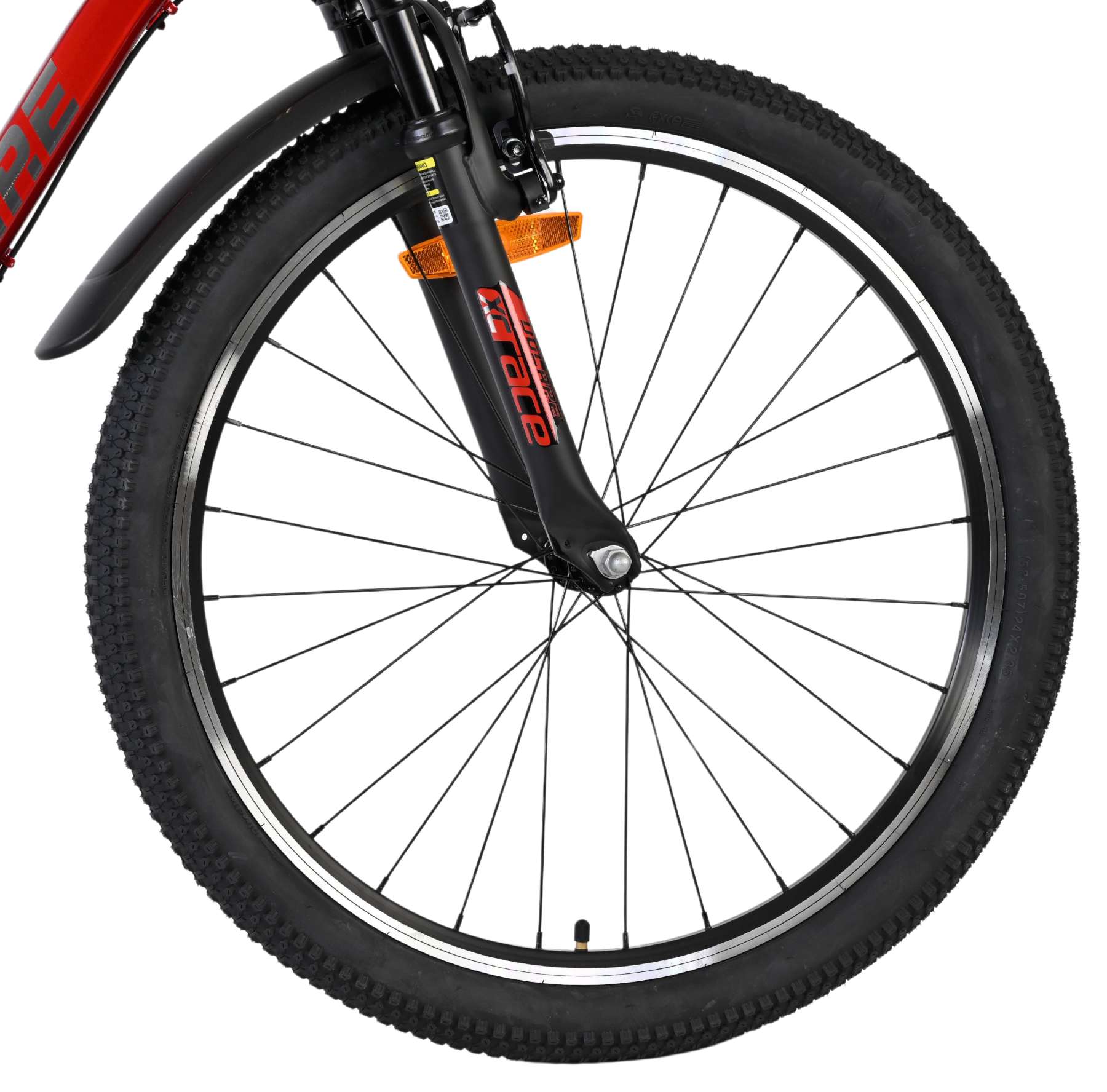 Volare XC Race Kinderfiets 24 inch Jongensfiets Rood Grijs 3 Versnellingen - Afbeelding 3
