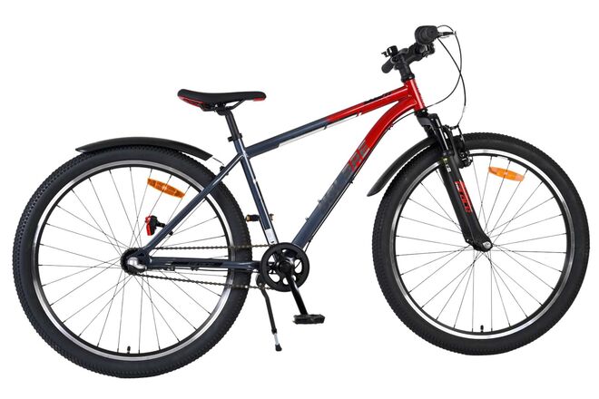 Volare XC Race 26 inch Jongensfiets Rood Grijs 3 Versnellingen