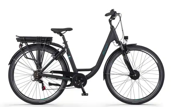 Puch Basic D7 Elektrische Damesfiets Black Matt 55 cm