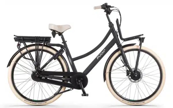 Puch E-Rock N7 Elektrische Damesfiets Black Matt 55 cm