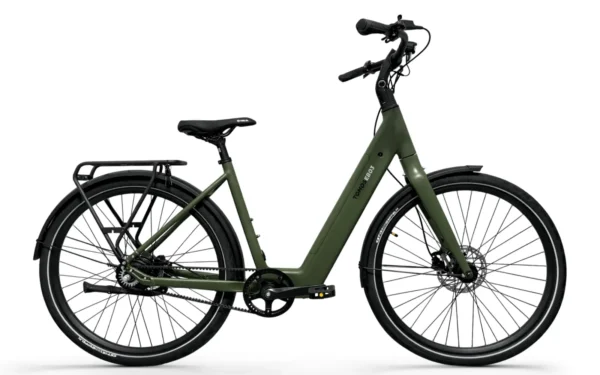 Tomos EB 03 Elektrische Damesfiets Olive Green Matt 50 cm