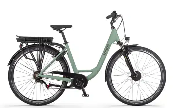 Tomos EB 11 Elektrische Damesfiets Mint Green Matt 55 cm