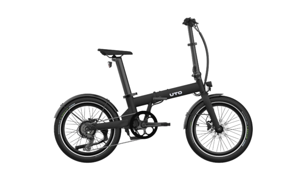UTO OG20 Elektrische Vouwfiets 20 inch 504, 504 Wh - Zwart