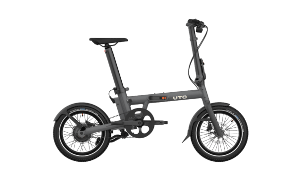 UTO PRO16 Elektrische Vouwfiets 16 inch Grijs 2 Versnellingen