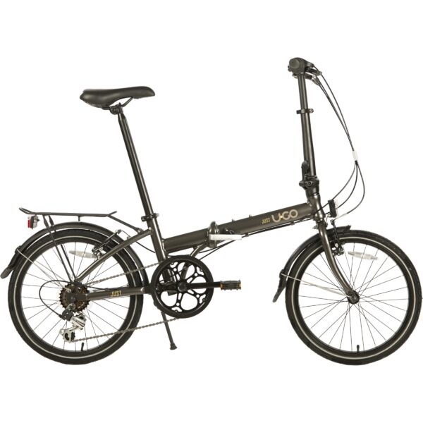 UGO Just Vouwfiets 20 inch Grijs 6 Versnellingen