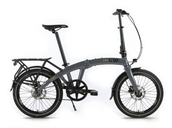 UGO Ultimate Vouwfiets Grijs belt A2 cool