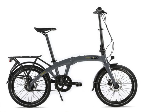 UGO Ultimate Vouwfiets Grijs belt I8 cool
