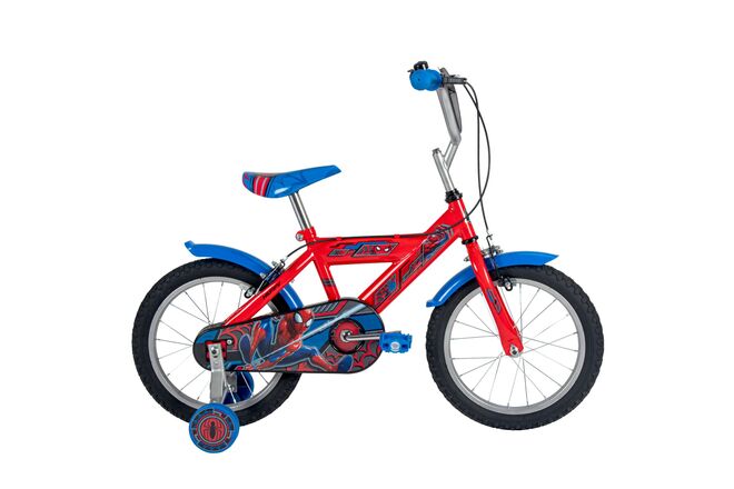 Spider-Man Kinderfiets 16 inch Jongensfiets Rood Twee Handremmen